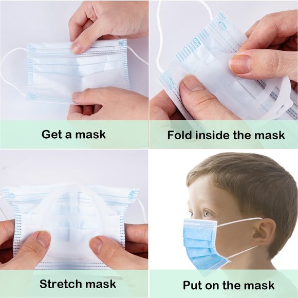 3D Face Mask Bracket for Kids - Set of 5 - Picture 4 of 7